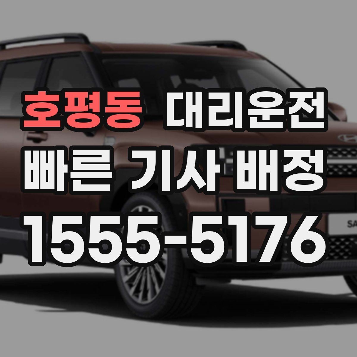호평동 대리운전 비상 연락망 24시간 열려 있어요