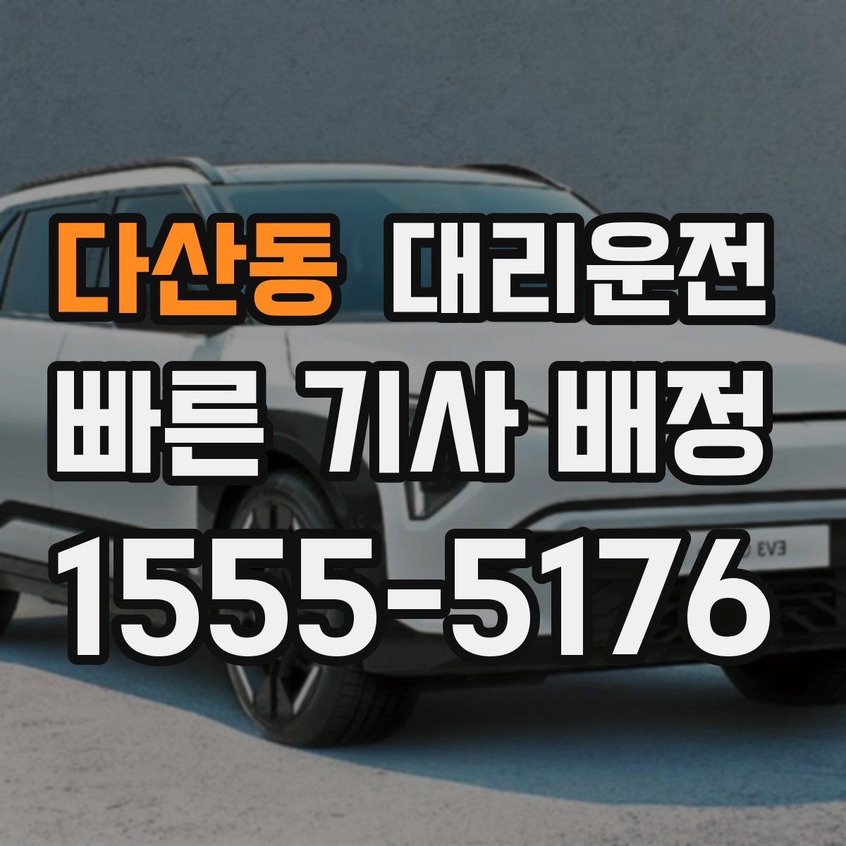 다산동 대리운전 반나절 종일 일정 일일기사 안내