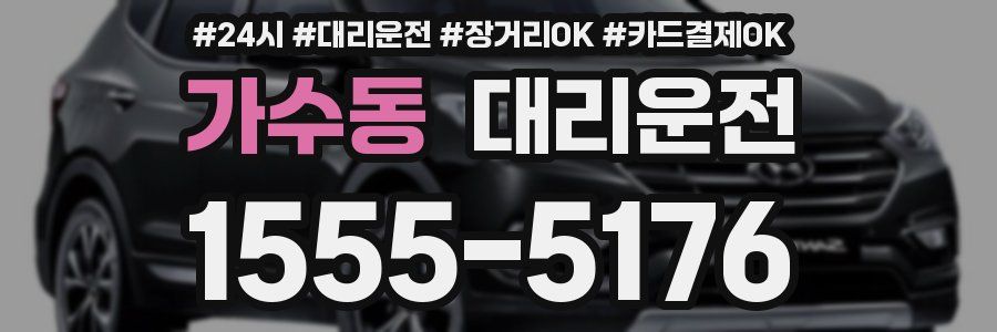 가수동 대리운전