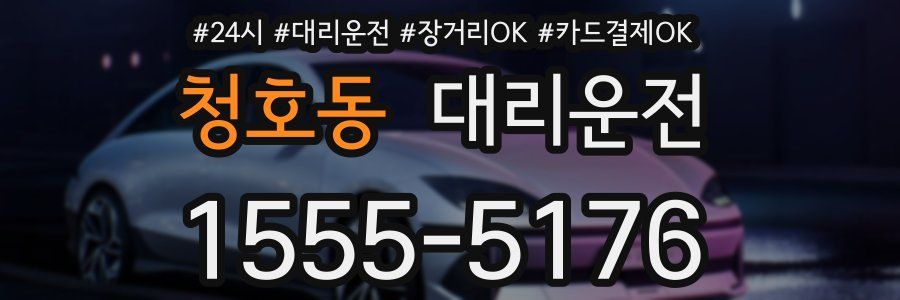 청호동 대리운전