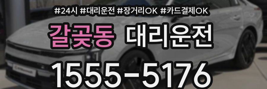 갈곶동 대리운전