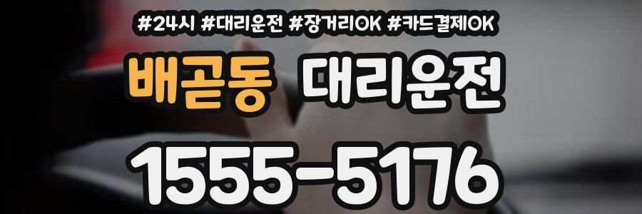 배곧동 대리운전