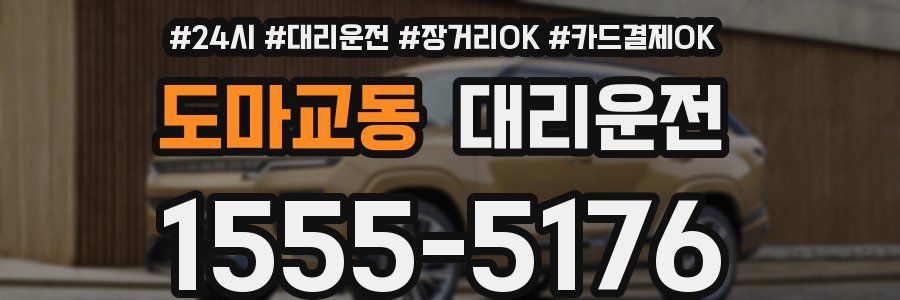 도마교동 대리운전