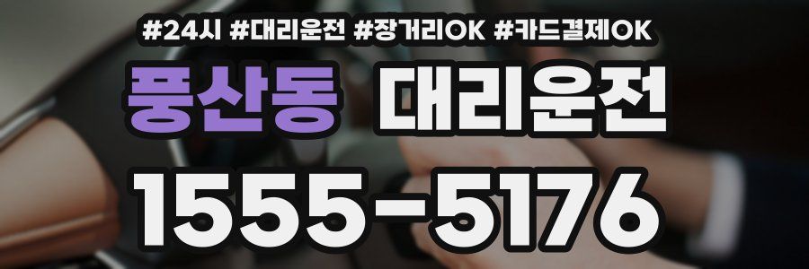 풍산동 대리운전