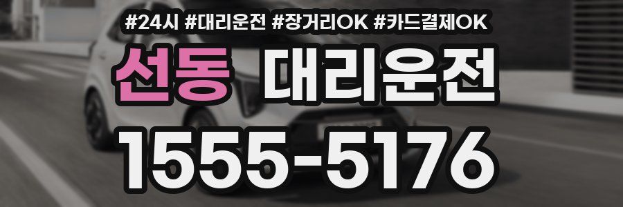 선동 대리운전