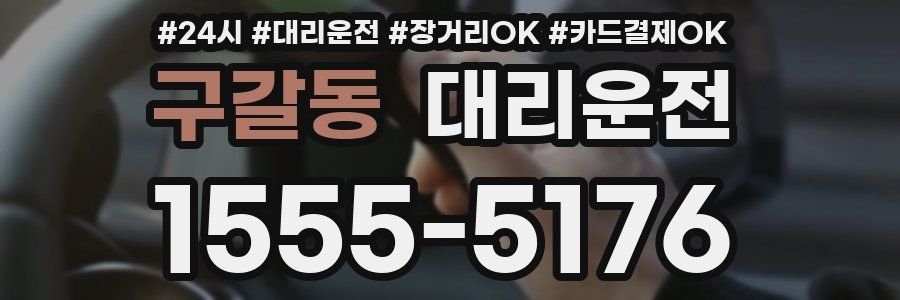 구갈동 대리운전