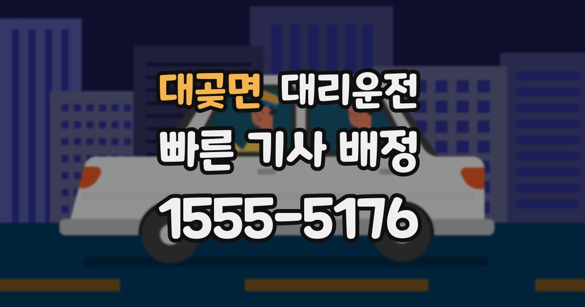 일일대리기사