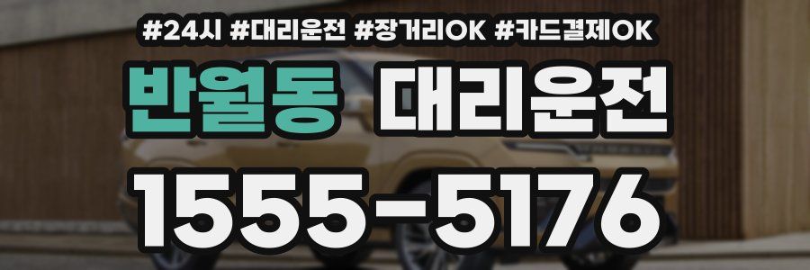 반월동 대리운전