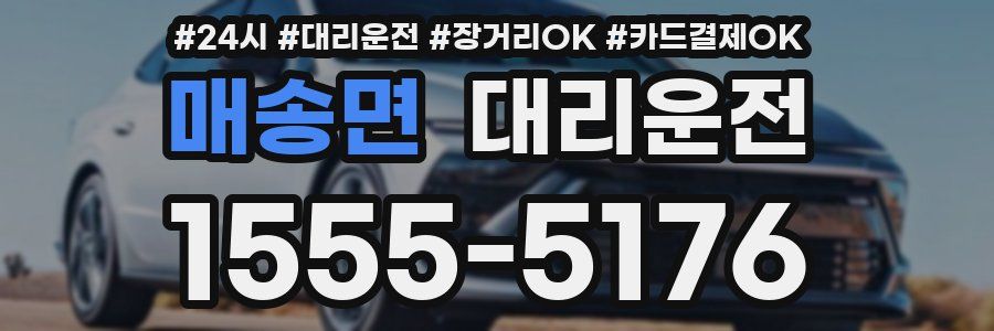 매송면 대리운전