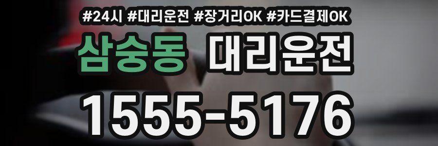 삼숭동 대리운전