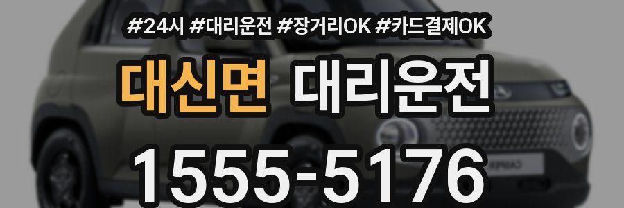 대신면 대리운전