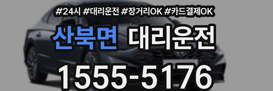 산북면 대리운전