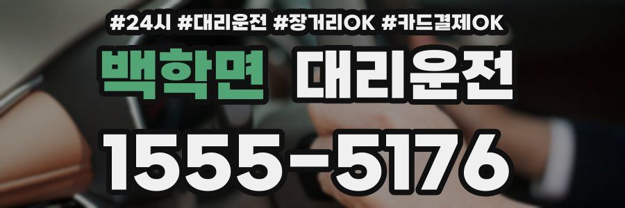 백학면 대리운전