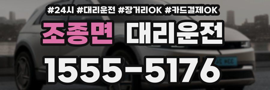 조종면 대리운전