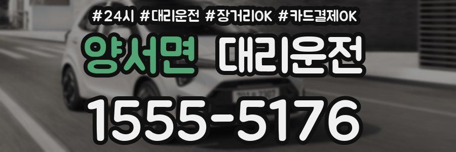 양서면 대리운전