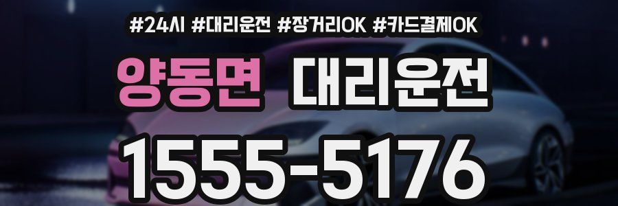 양동면 대리운전