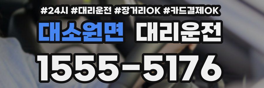 대소원면 대리운전