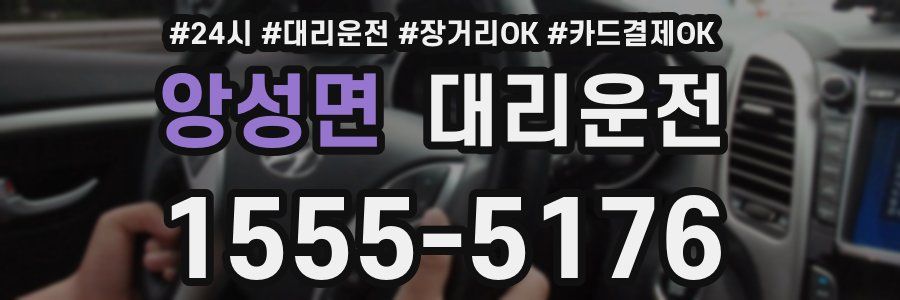 앙성면 대리운전