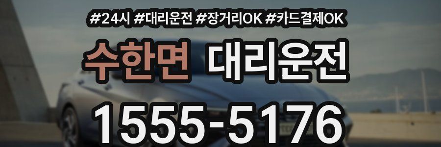 수한면 대리운전