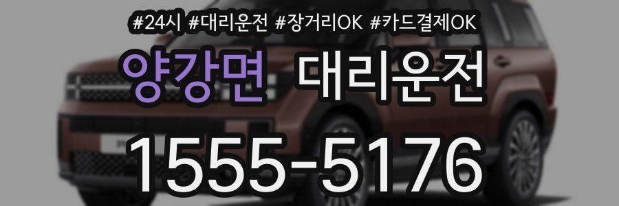 양강면 대리운전