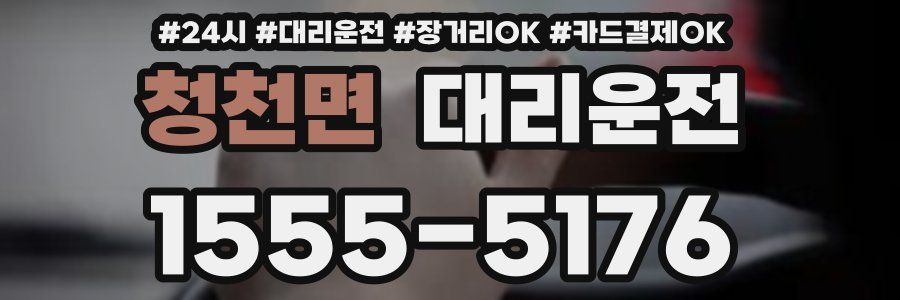 청천면 대리운전