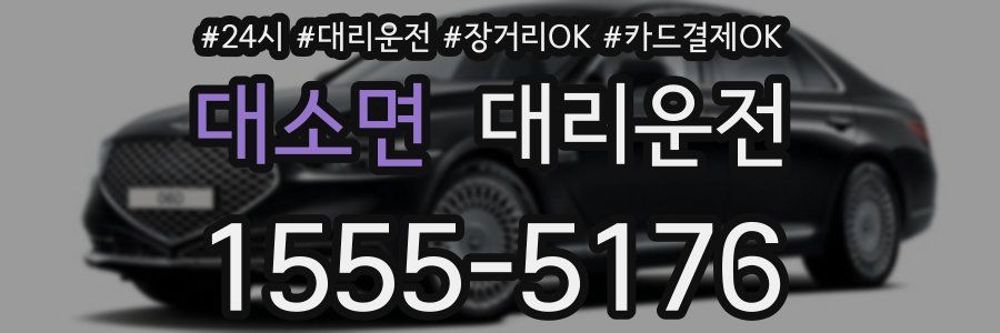 대소면 대리운전
