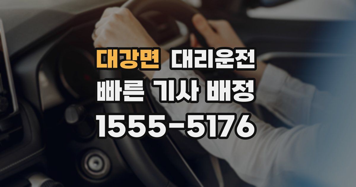 일일대리기사
