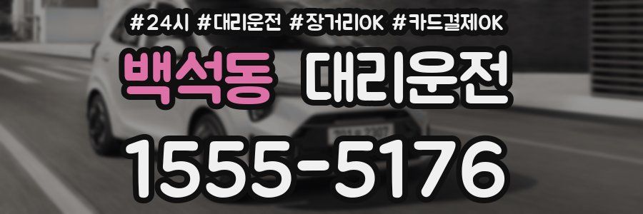 백석동 대리운전