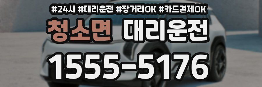 청소면 대리운전