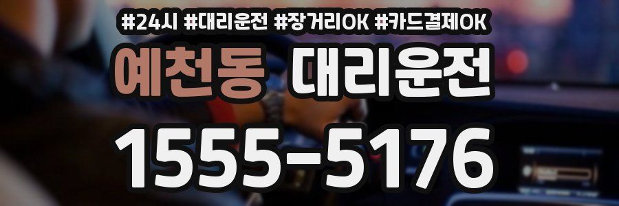 예천동 대리운전