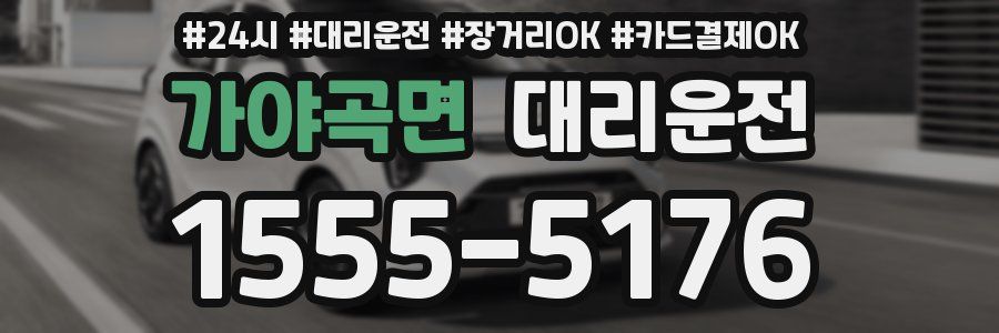 가야곡면 대리운전