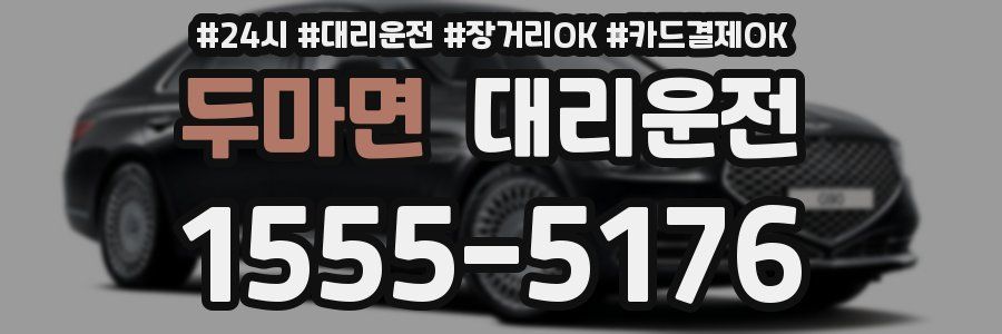 두마면 대리운전