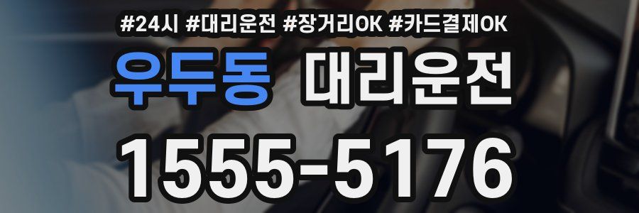 우두동 대리운전