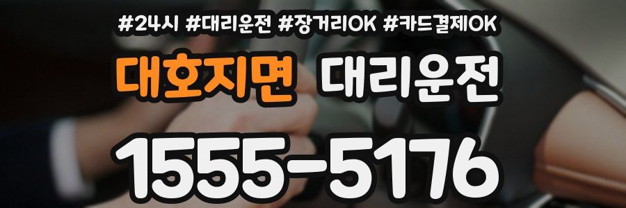 대호지면 대리운전