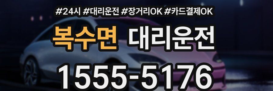 복수면 대리운전