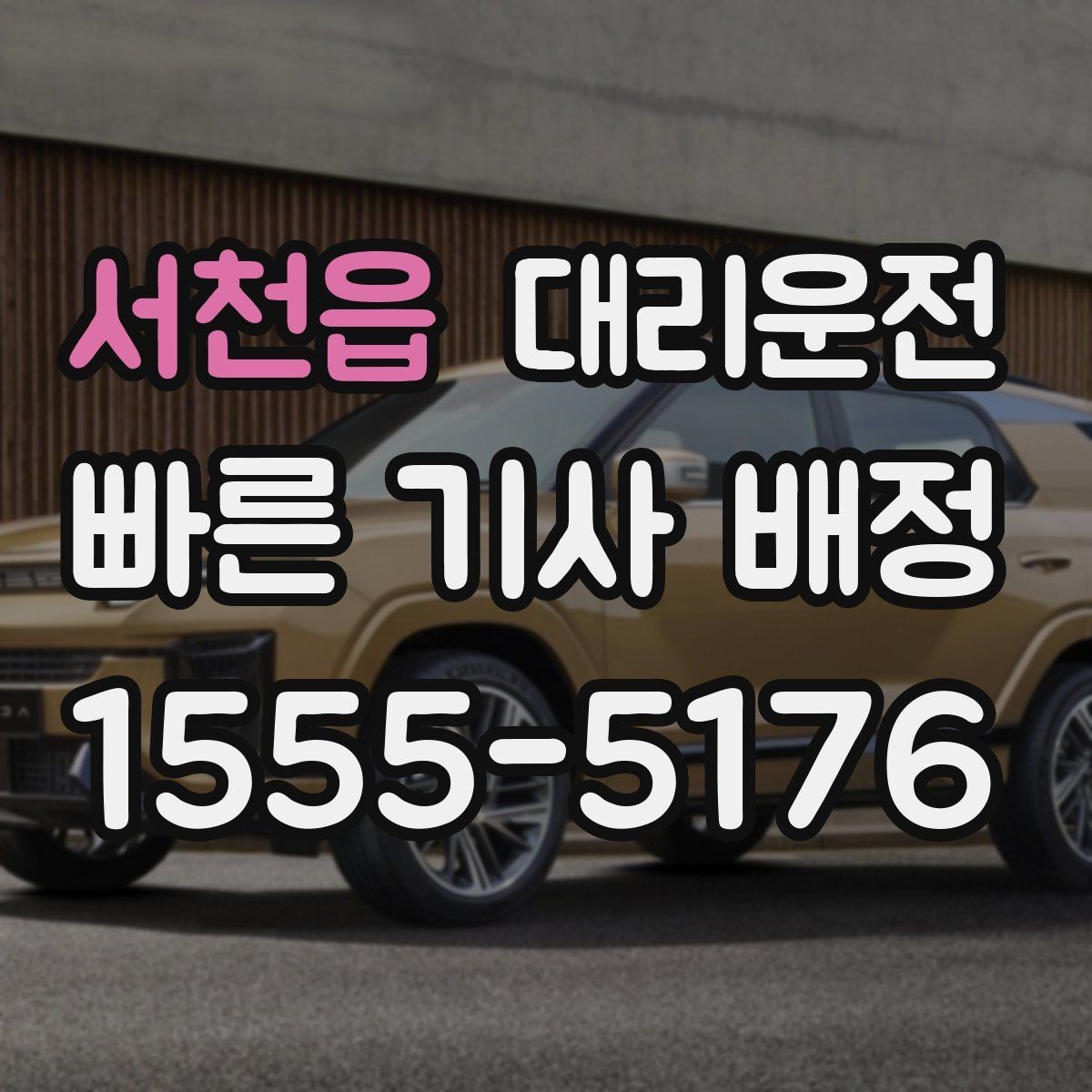 서천읍 대리운전 장례식장·병원 야간 이동 동행