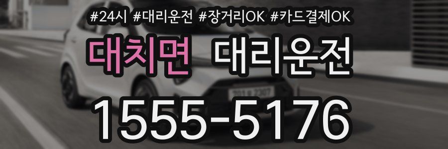 대치면 대리운전