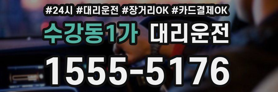 수강동1가 대리운전
