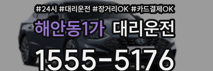 해안동1가 대리운전