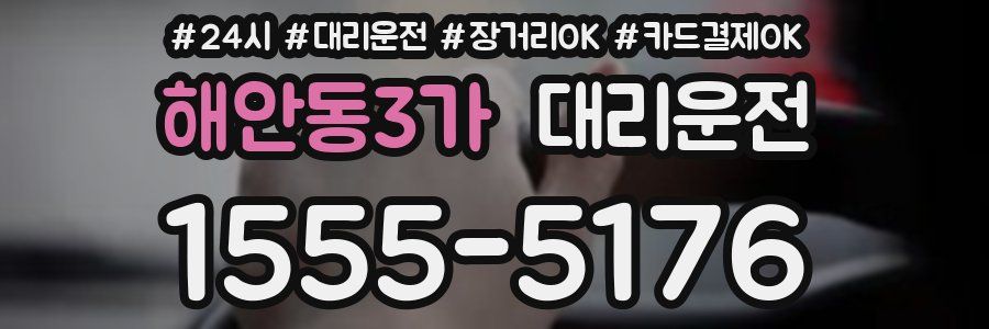 해안동3가 대리운전