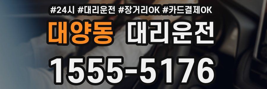 대양동 대리운전