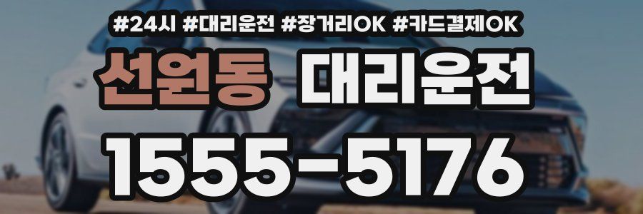 선원동 대리운전