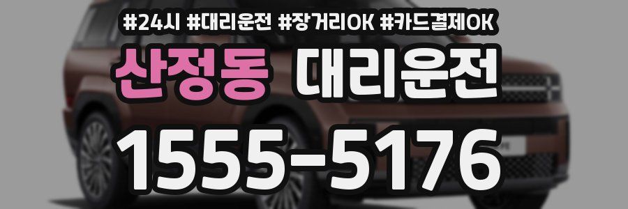 산정동 대리운전
