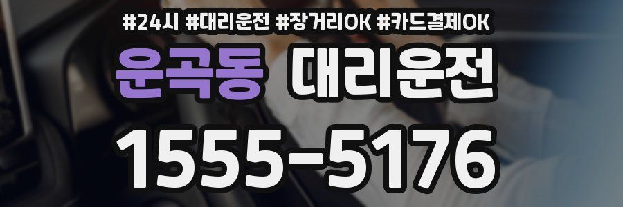 운곡동 대리운전