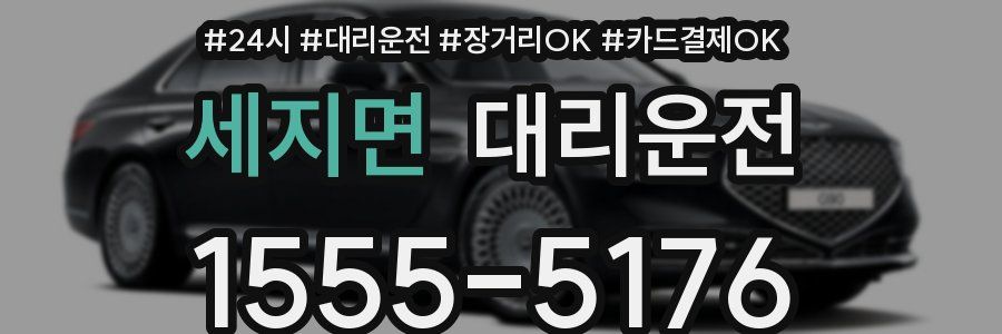 세지면 대리운전