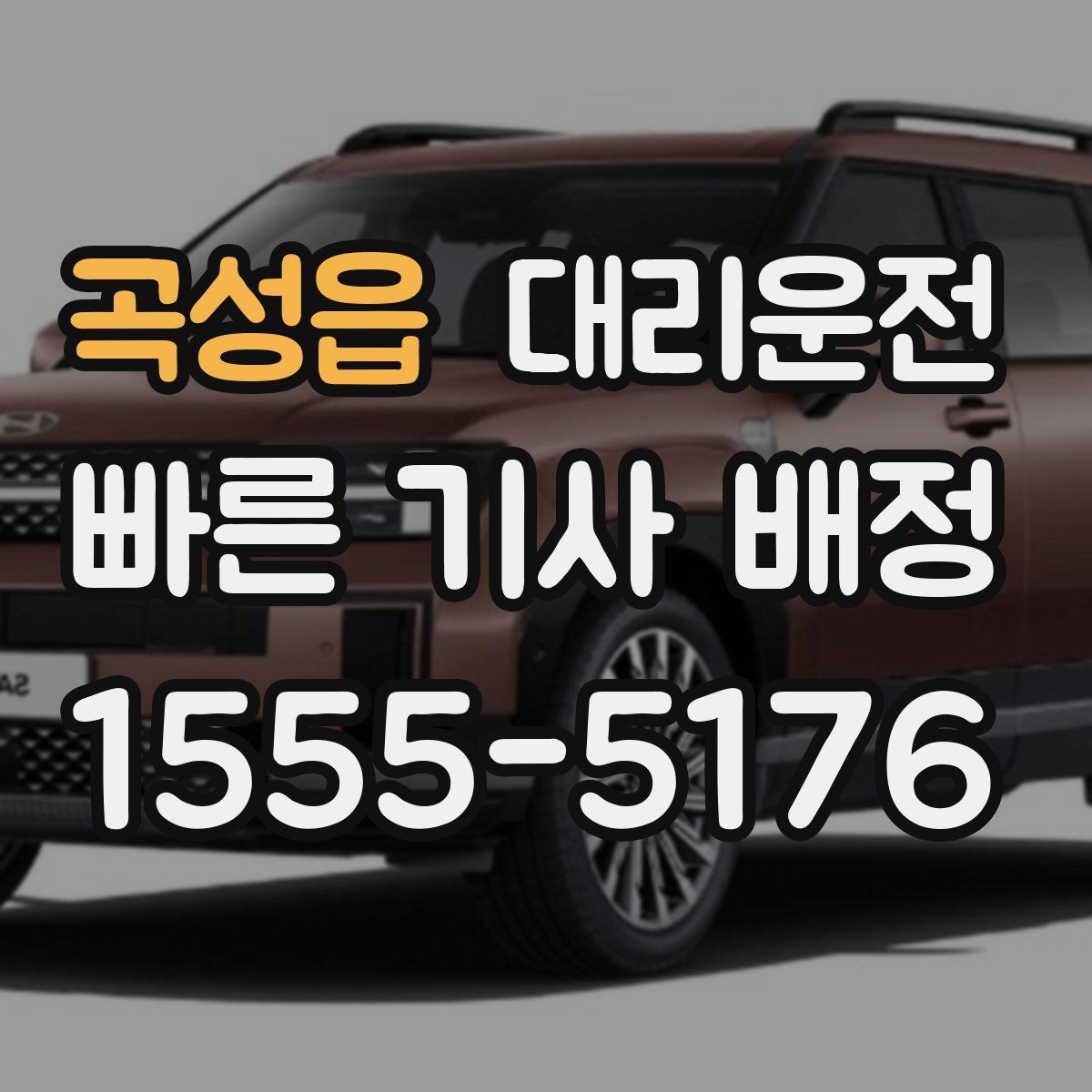 곡성읍 대리운전 새벽에도 24시간 친절 배차