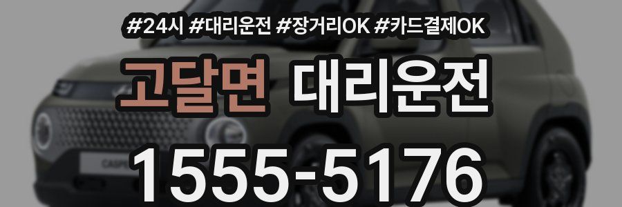 고달면 대리운전