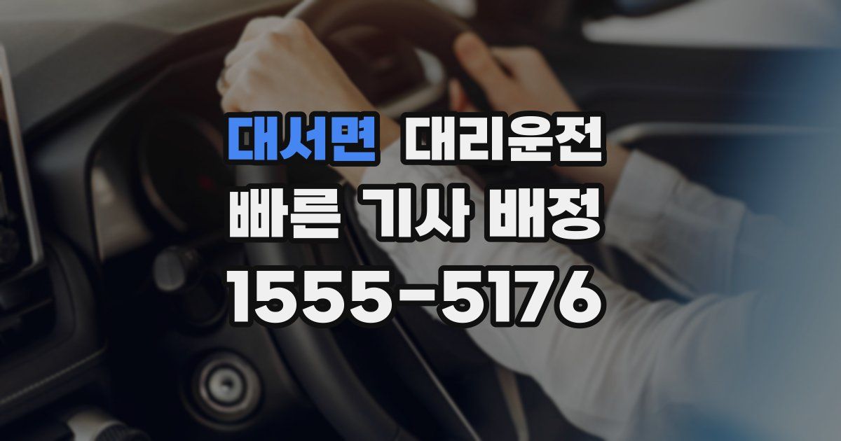 일일대리기사