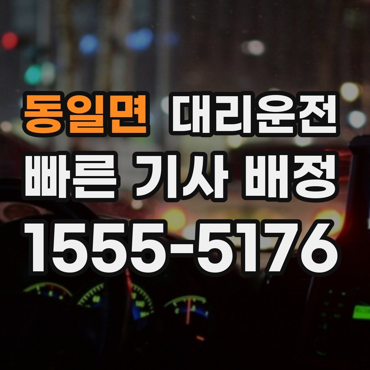 동일면 대리운전 타지 출장 후 야간 귀가 동행