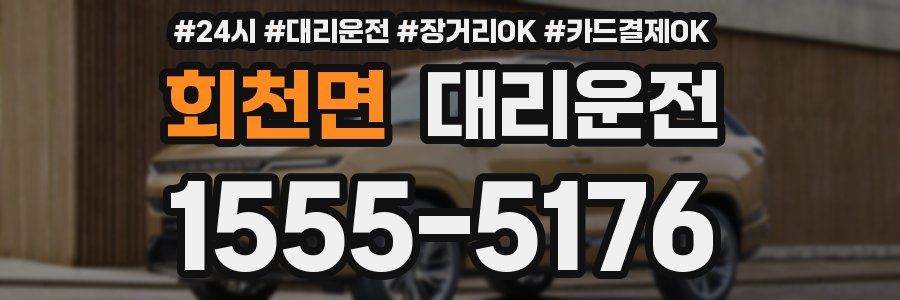 회천면 대리운전